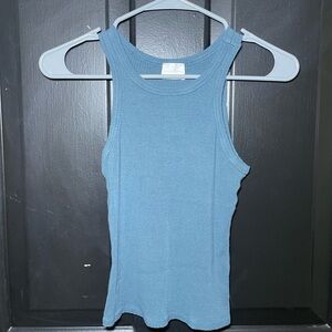 Cobalt Blue Purple Grass Racerback Tank Top